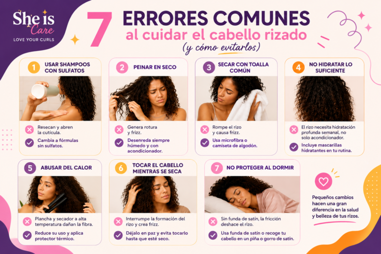 cuidar el cabello rizado