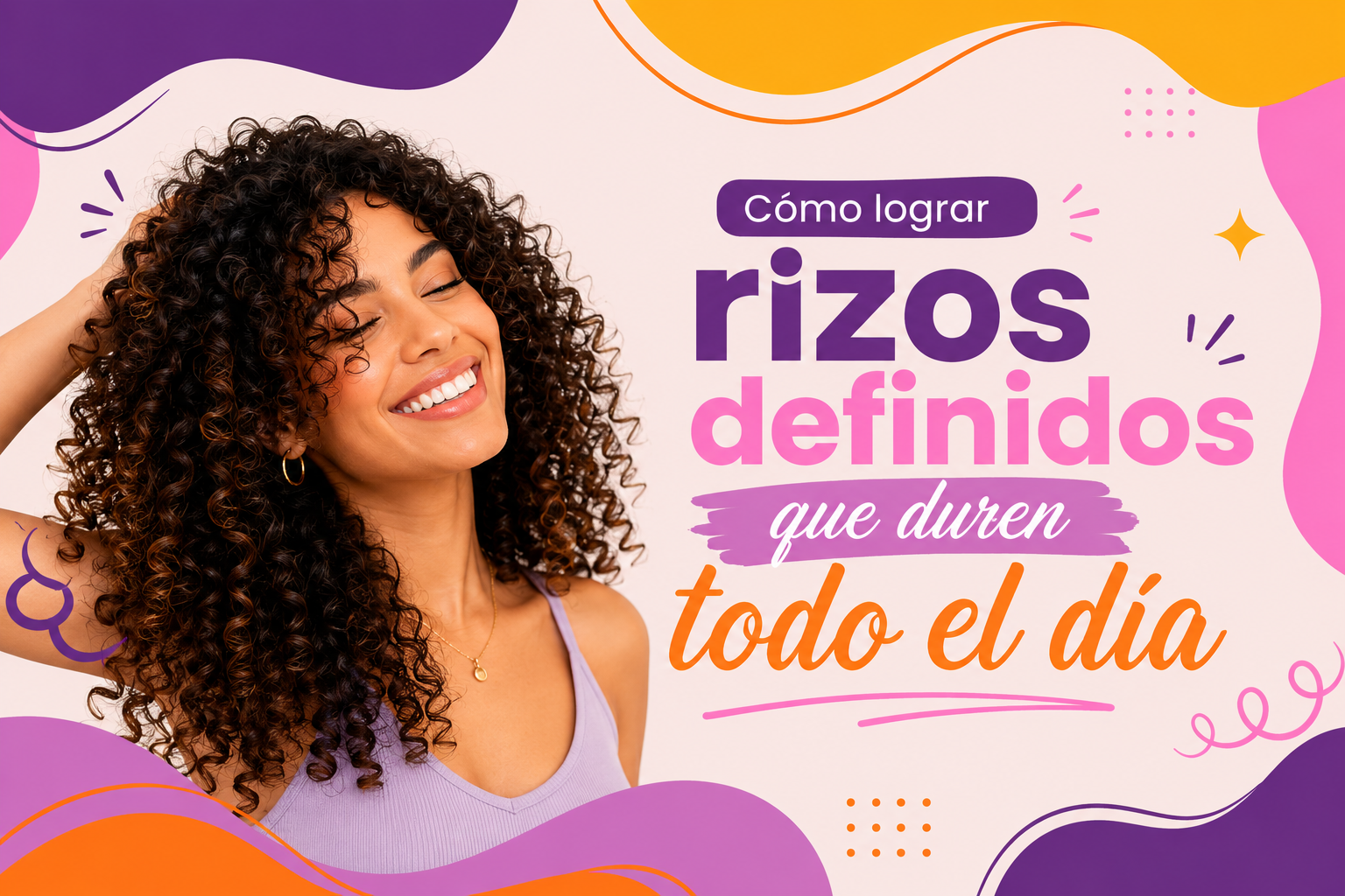 Cómo lograr rizos definidos que duren todo el día